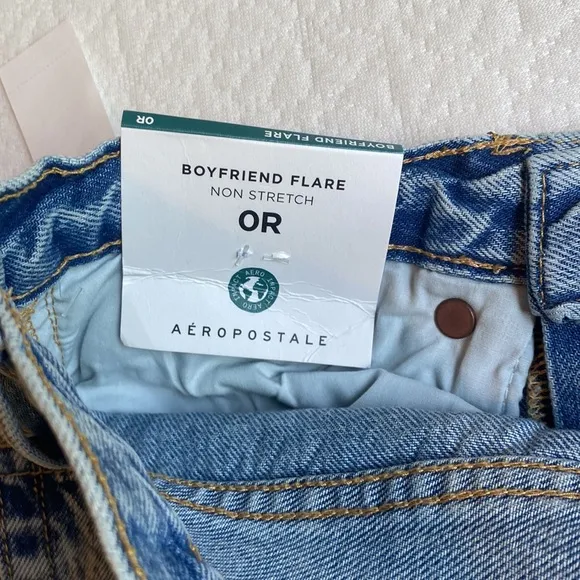 NWT!! Aeropostale Denim Boyfriend Flare Jeans — Size 0 Regular!!