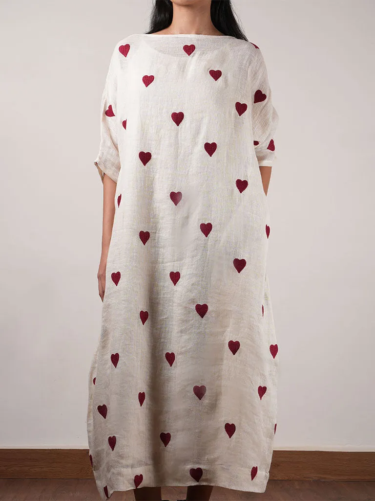 Oatmeal Heart Dress