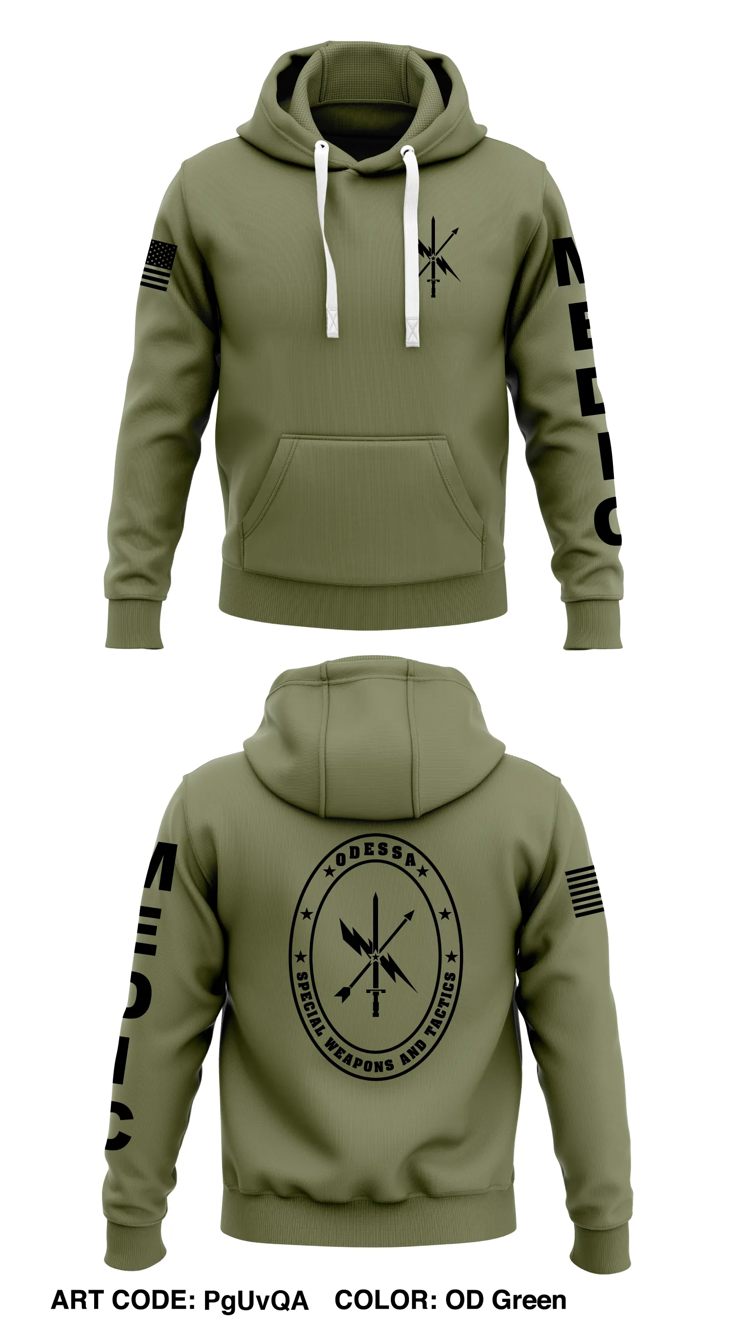 ODESSA POLICE SWAT Store 1  Core Men's Hooded Performance Sweatshirt - PgUvQA