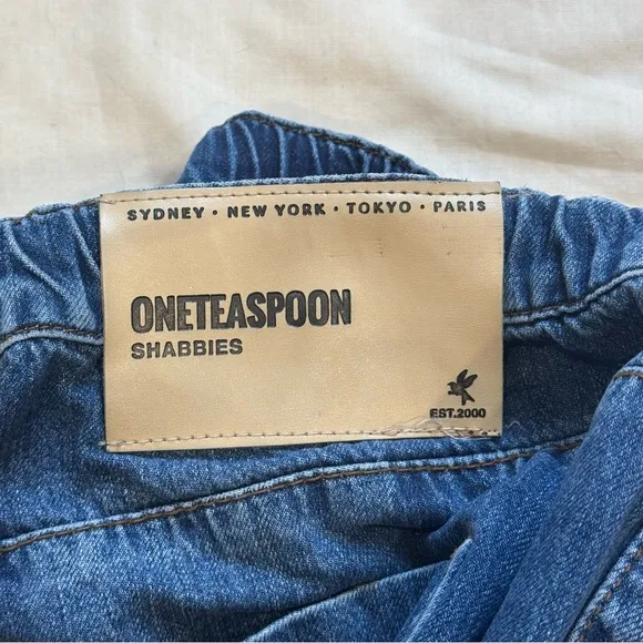ONE TEASPOON Shabbies Relaxed Drawstring Boyfriend Jeans Size Medium