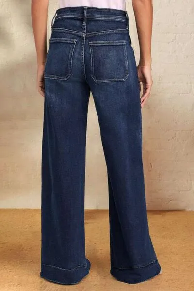 Online Exclusive | Drawstring Wide Leg Jeans
