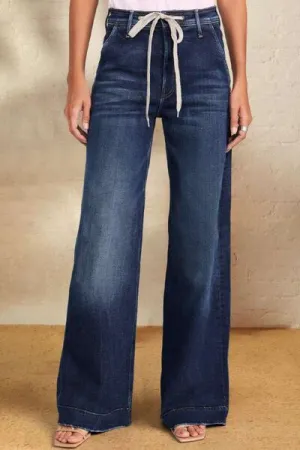 Online Exclusive | Drawstring Wide Leg Jeans