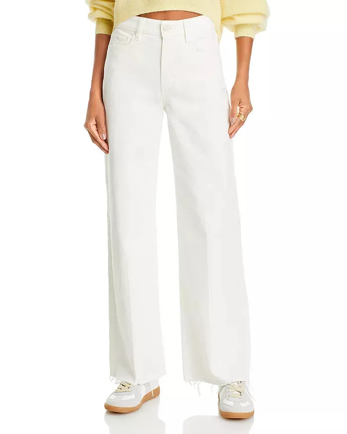 Paige Anessa 31" Wide Leg Jean Tonal Ecru