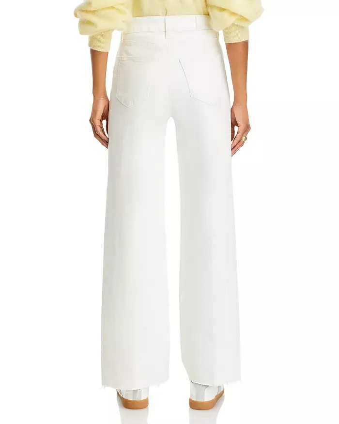 Paige Anessa 31" Wide Leg Jean Tonal Ecru