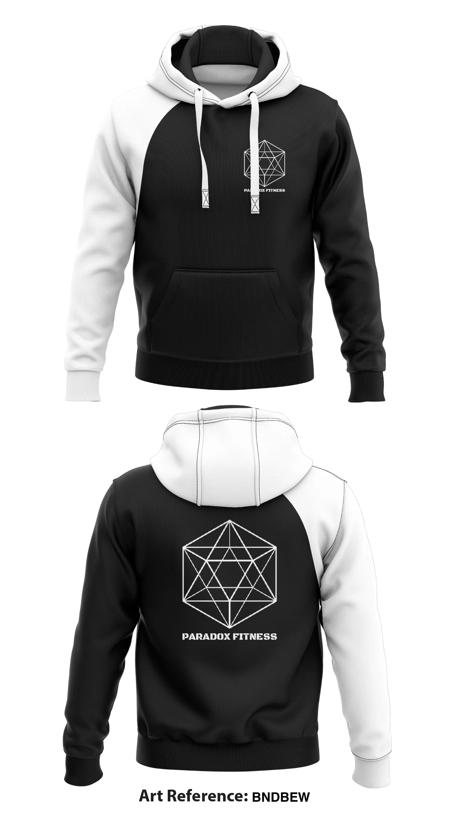 Paradox Fitness Store 1  Core Men's Hooded Performance Sweatshirt - BNDBeW