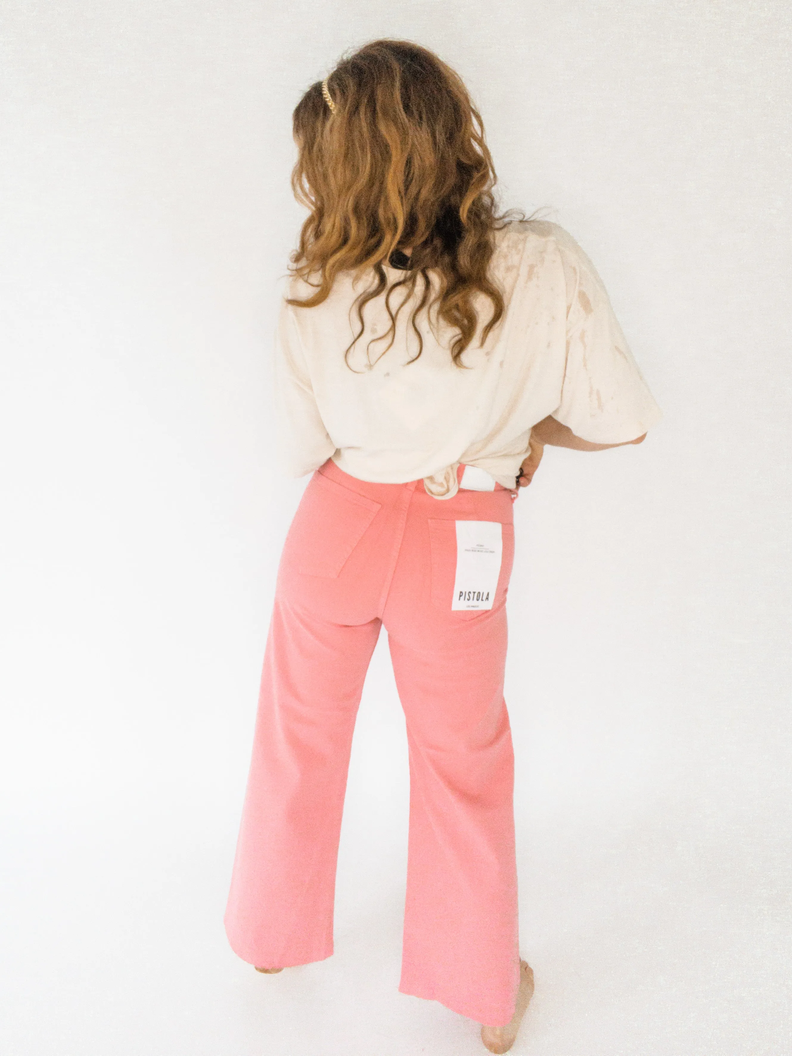 Pistola Penny High Rise Wide Leg Crop