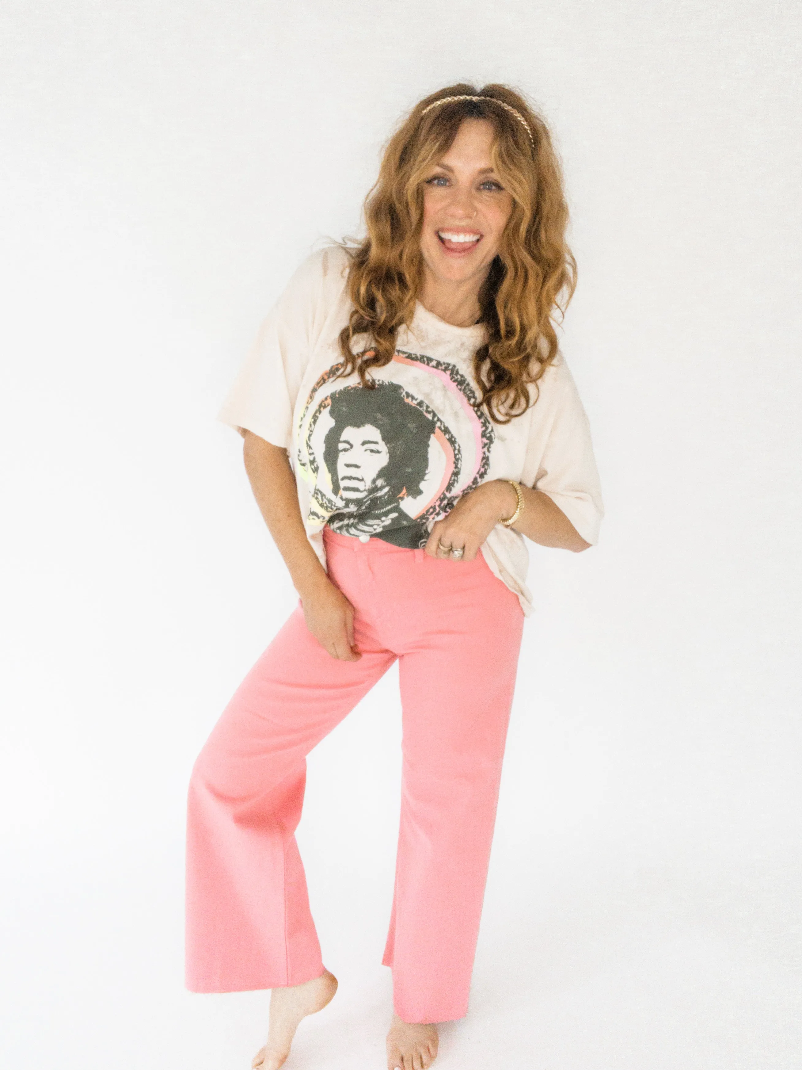 Pistola Penny High Rise Wide Leg Crop