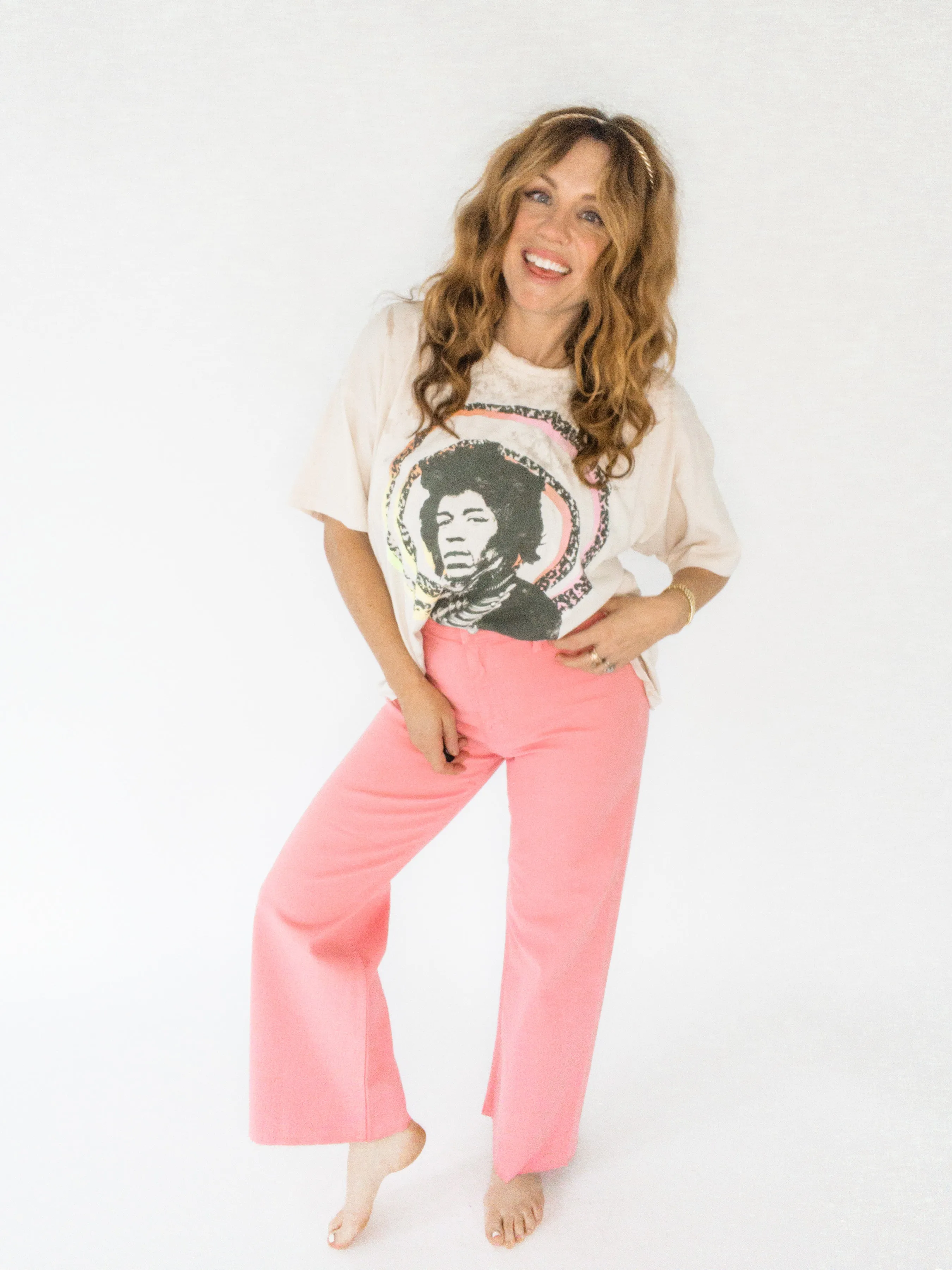 Pistola Penny High Rise Wide Leg Crop