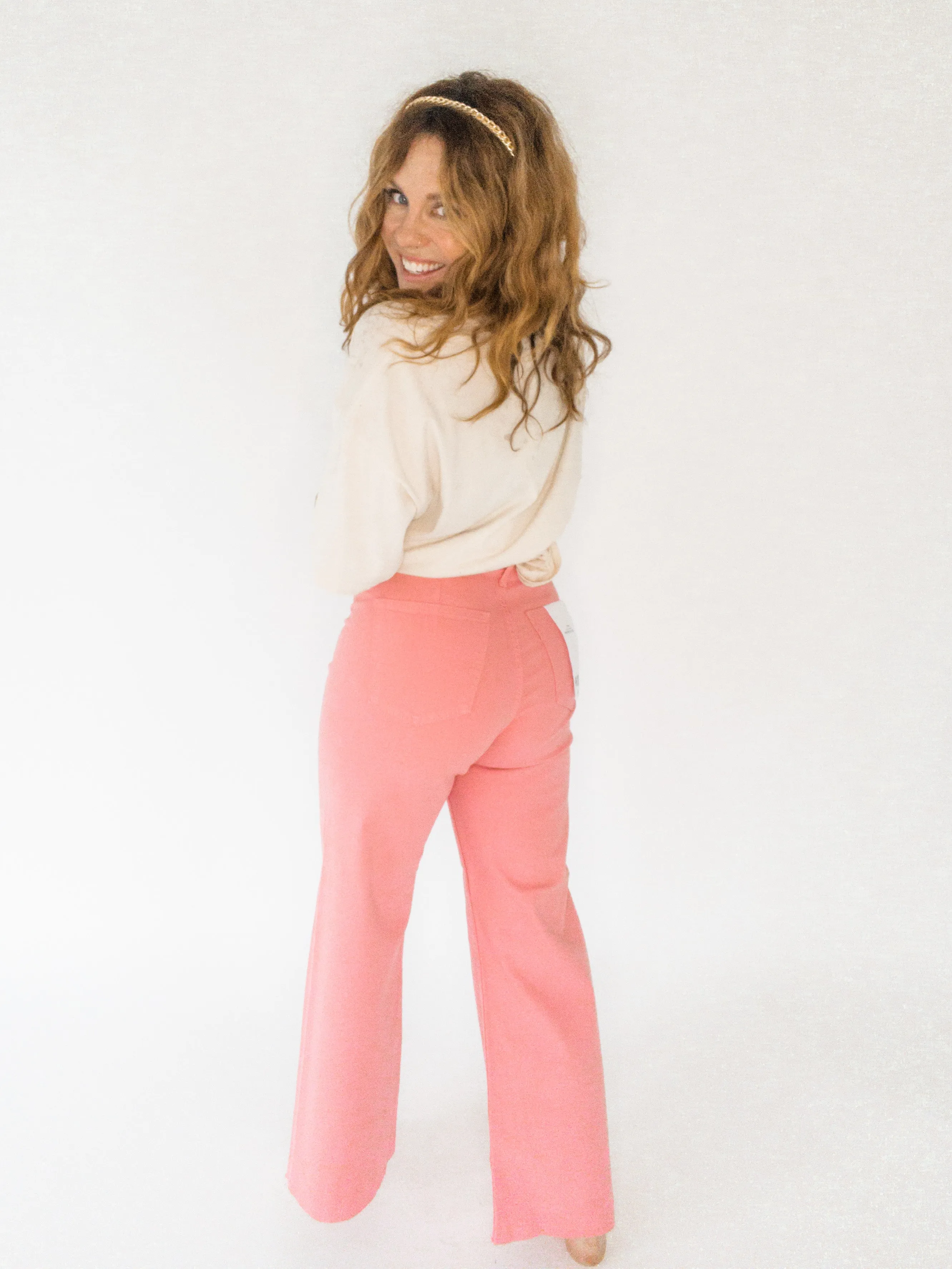 Pistola Penny High Rise Wide Leg Crop