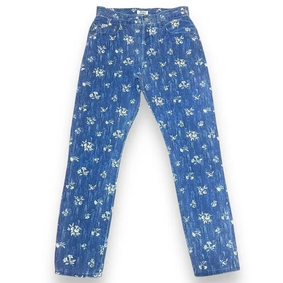 POLO RALPH LAUREN Women's Blue Callen High Rise Slim Jeans Size 27 Button Fly