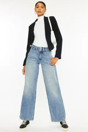 Promise High Rise Wide Leg Jeans