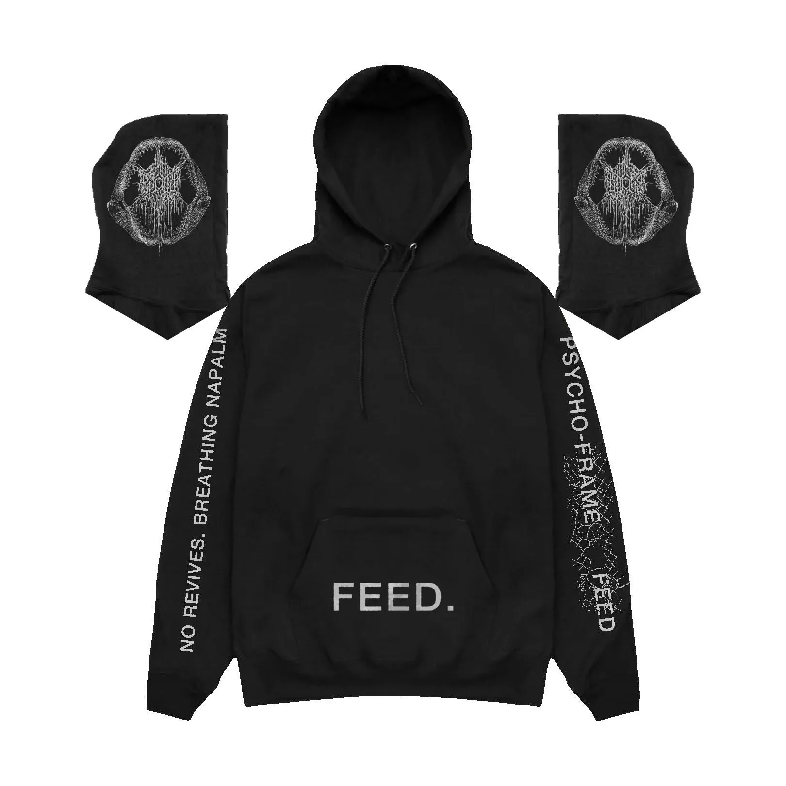 Psycho-Frame - FEED. pullover hoodie