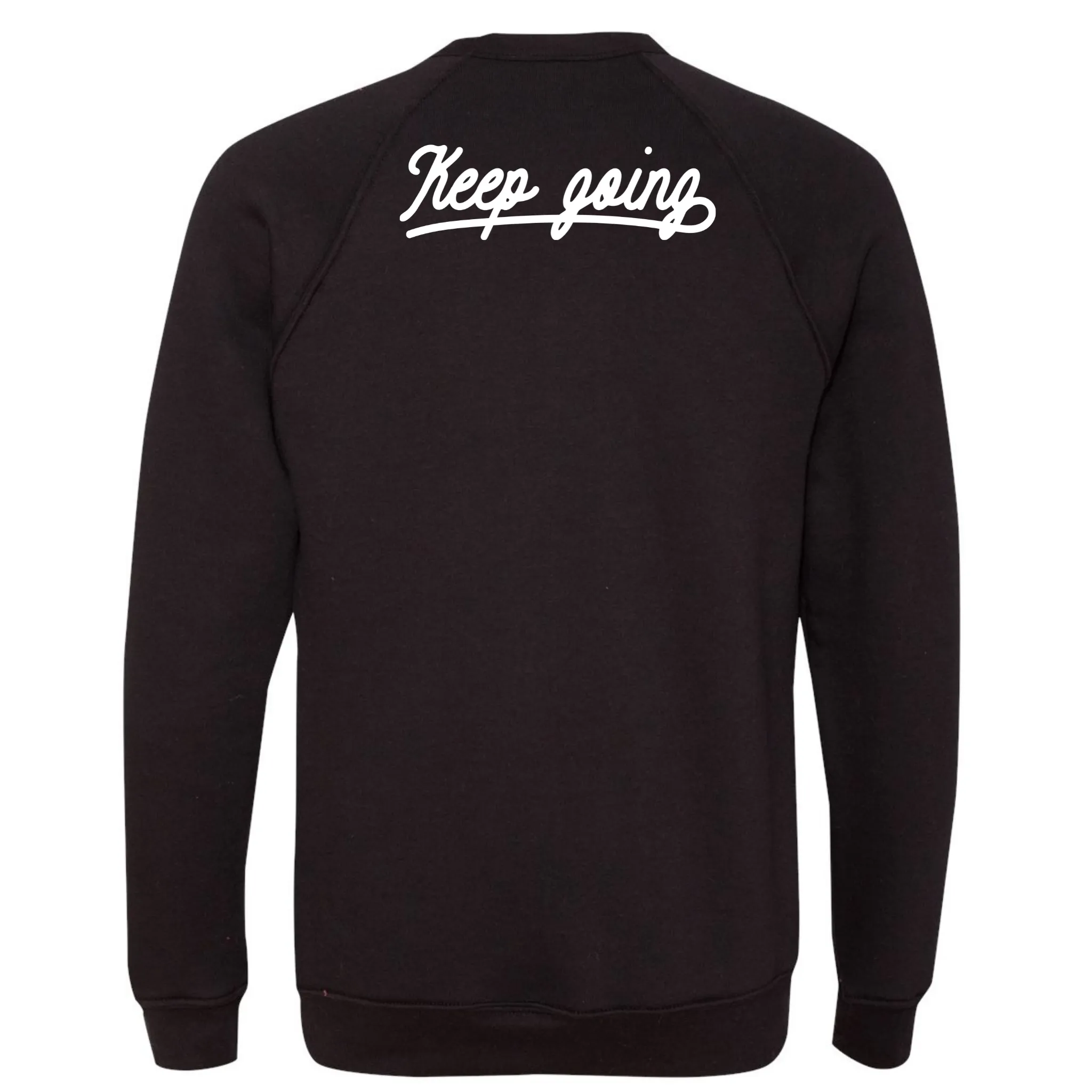 "Forward Focused" Lightweight Crewneck Sweatshirt "Black"