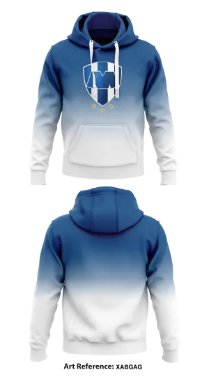 Rayados de Santiago  Store 1  Core Men's Hooded Performance Sweatshirt - XABGaG