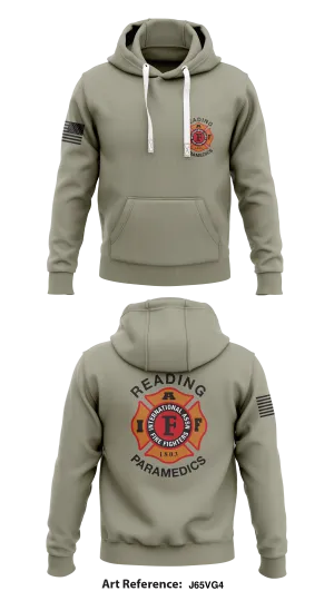 Reading Fire Department Paramedics Store 1  Core Men's Hooded Performance Sweatshirt - J65Vg4