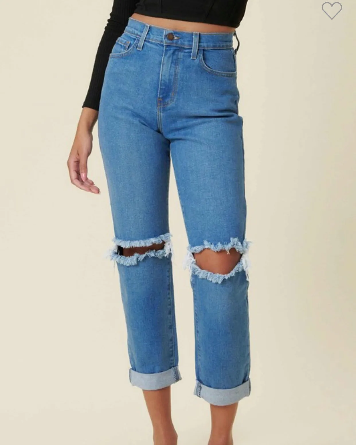 Reid High Waisted Boyfriend Jeans