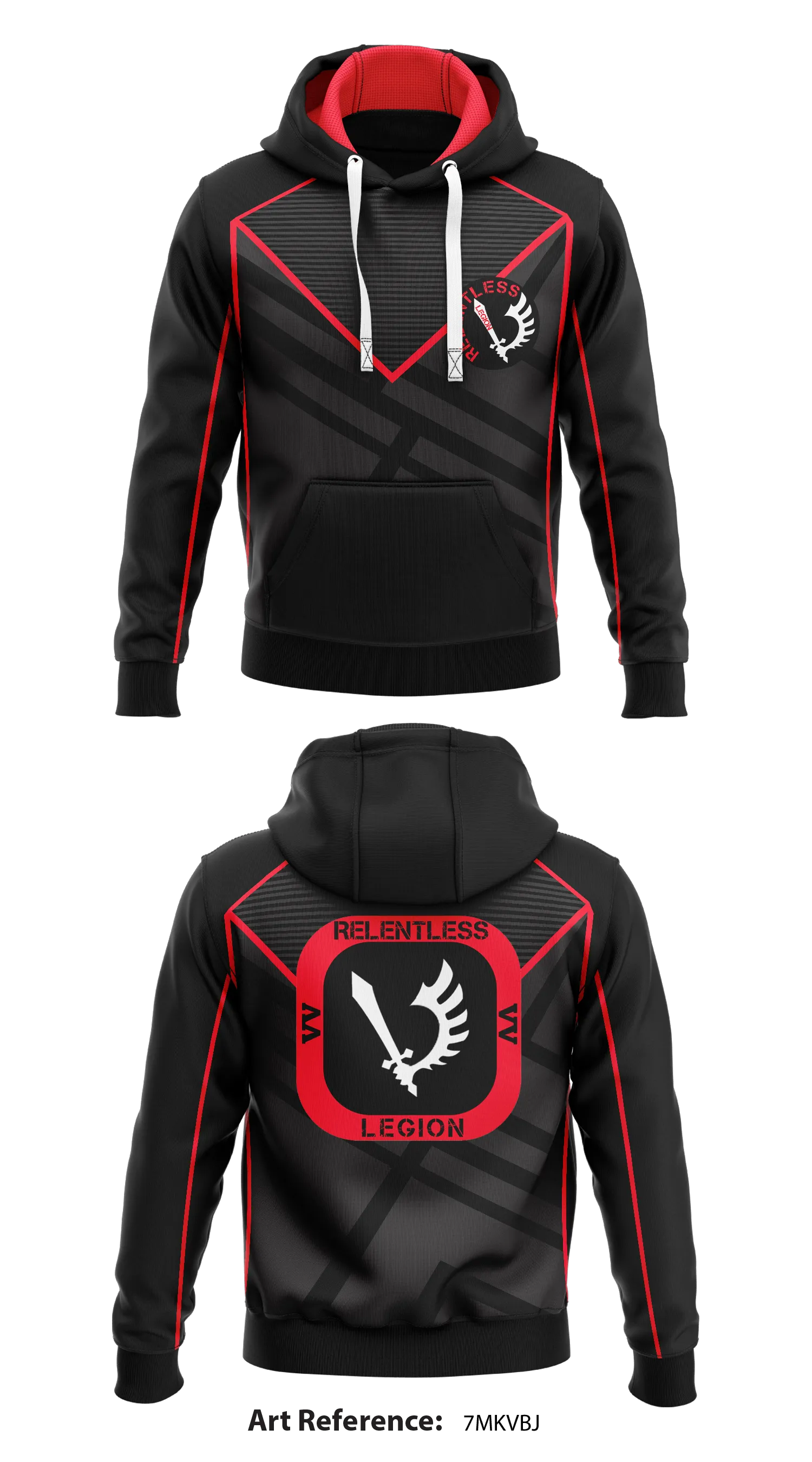 Relentless Legion Store 1  Core Men's Hooded Performance Sweatshirt - 7mkvBj
