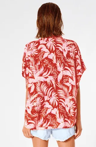 Rip Curl Sun Rays Ladies Shirt Red