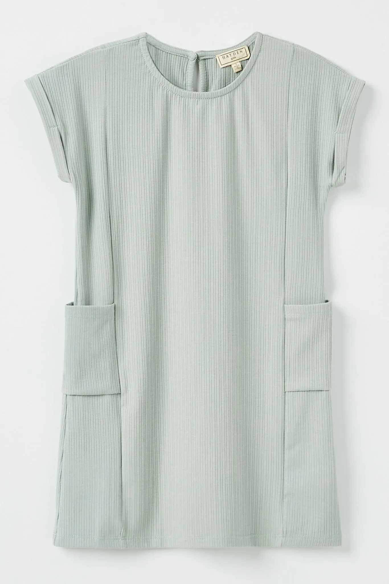 Rolled Sleeve Dress