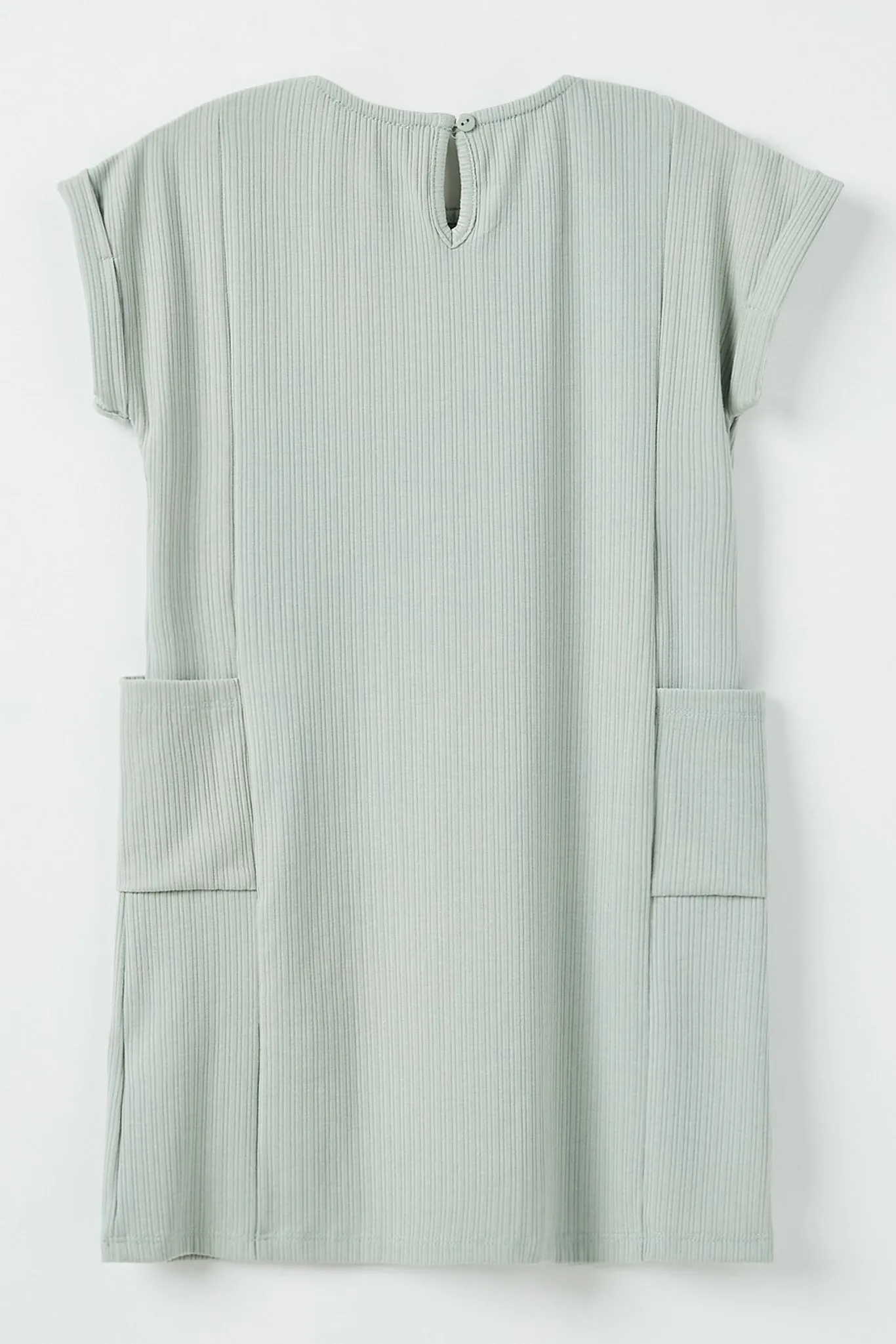 Rolled Sleeve Dress