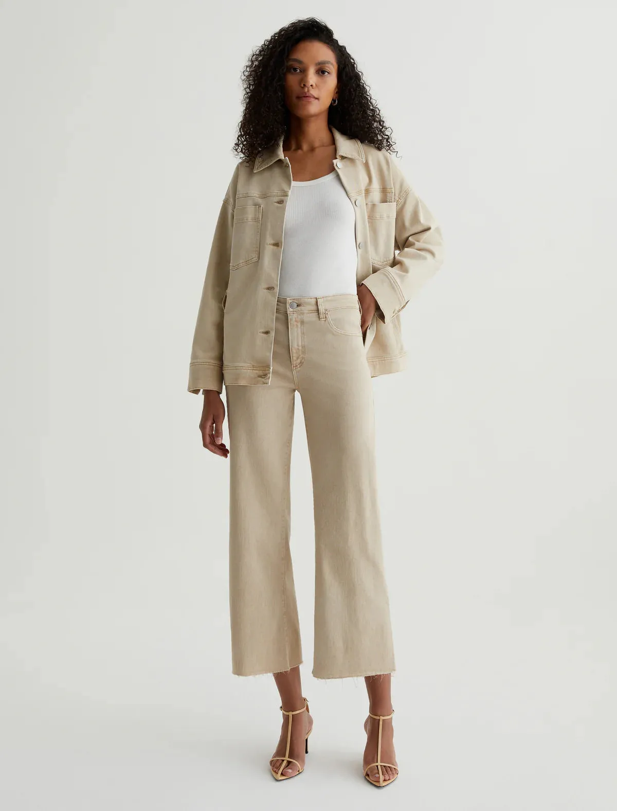 Saige Wide Leg Crop Jean