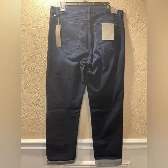 🚨SALE🚨 NWT Hudson - Lana Slim Fit Boyfriend Cuffed Ankle Jeans Firelight Sz 30