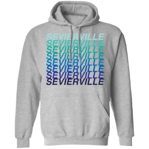 Sevierville Blue Ombre - Pullover Hoodie