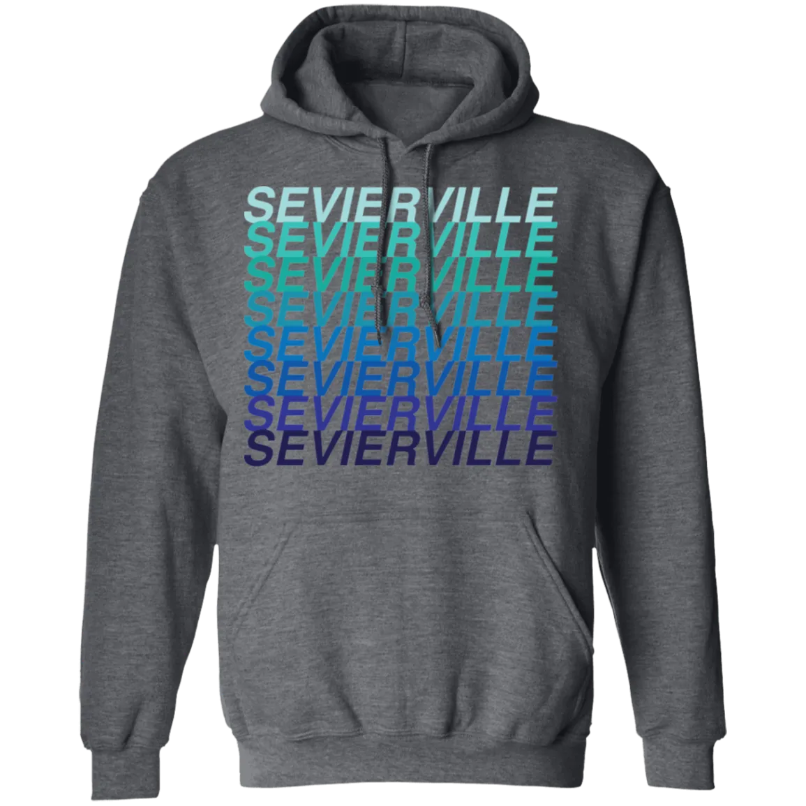 Sevierville Blue Ombre - Pullover Hoodie
