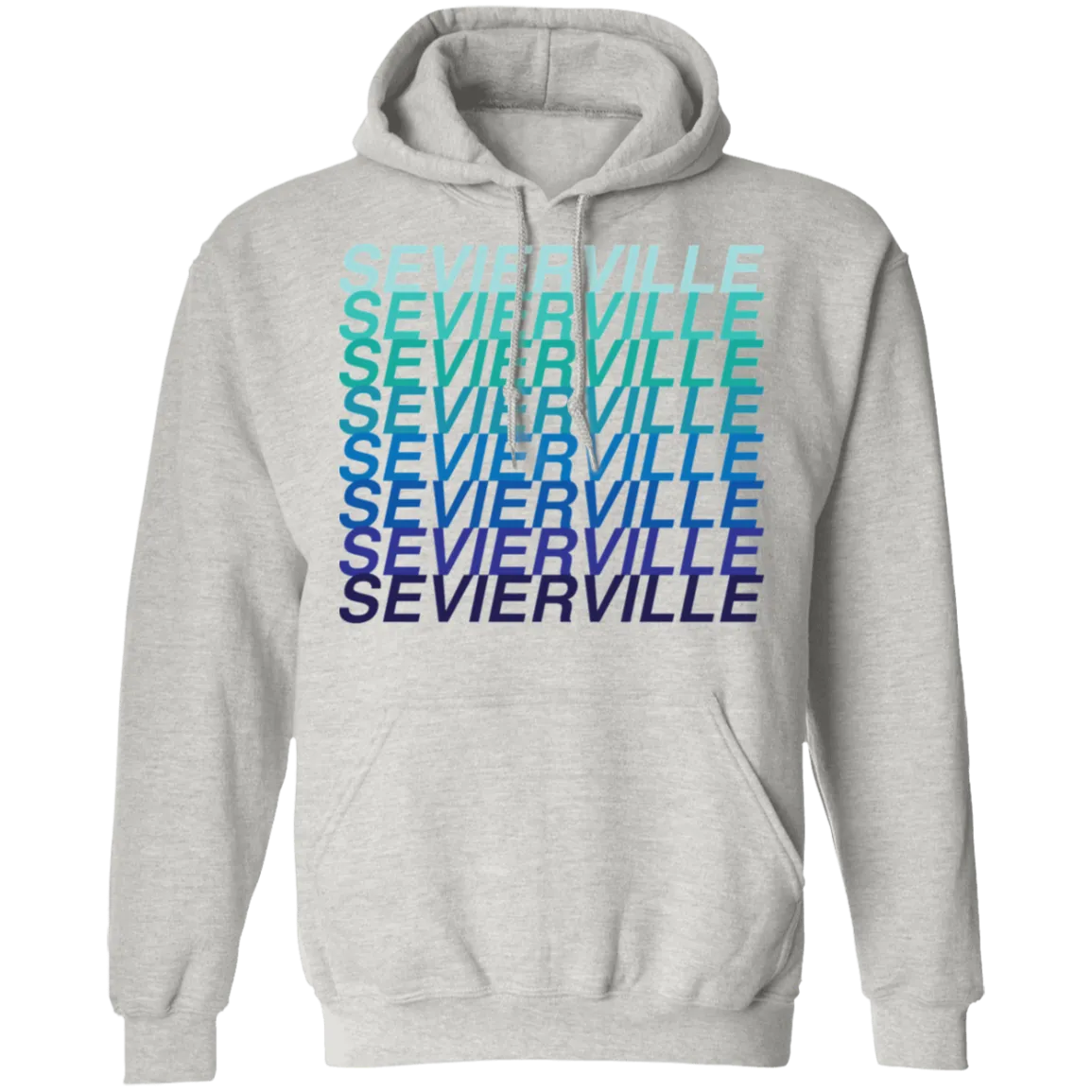 Sevierville Blue Ombre - Pullover Hoodie