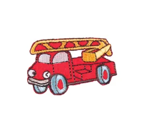 Sew On Motifs Lace Jeans Dresses Garments Appliques Patches 3.4 cm -Fire Brigade