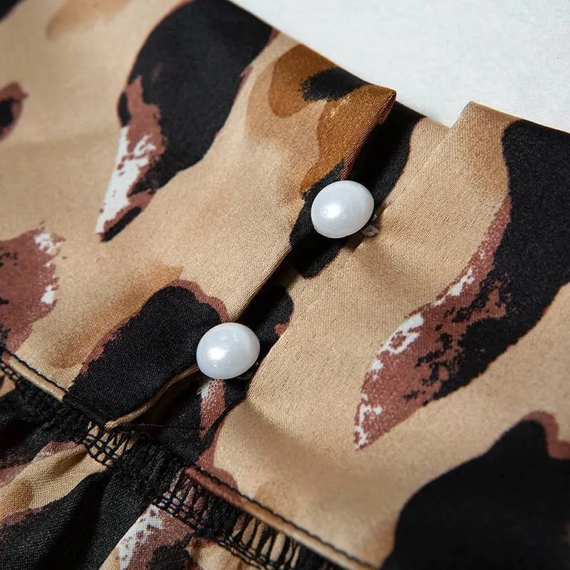 Sexy Leopard Print Blouse