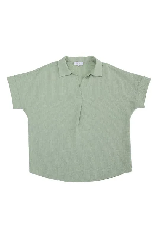 Shirt Collared Blouse - Lilou