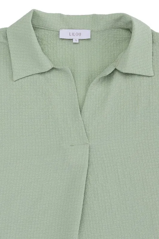 Shirt Collared Blouse - Lilou