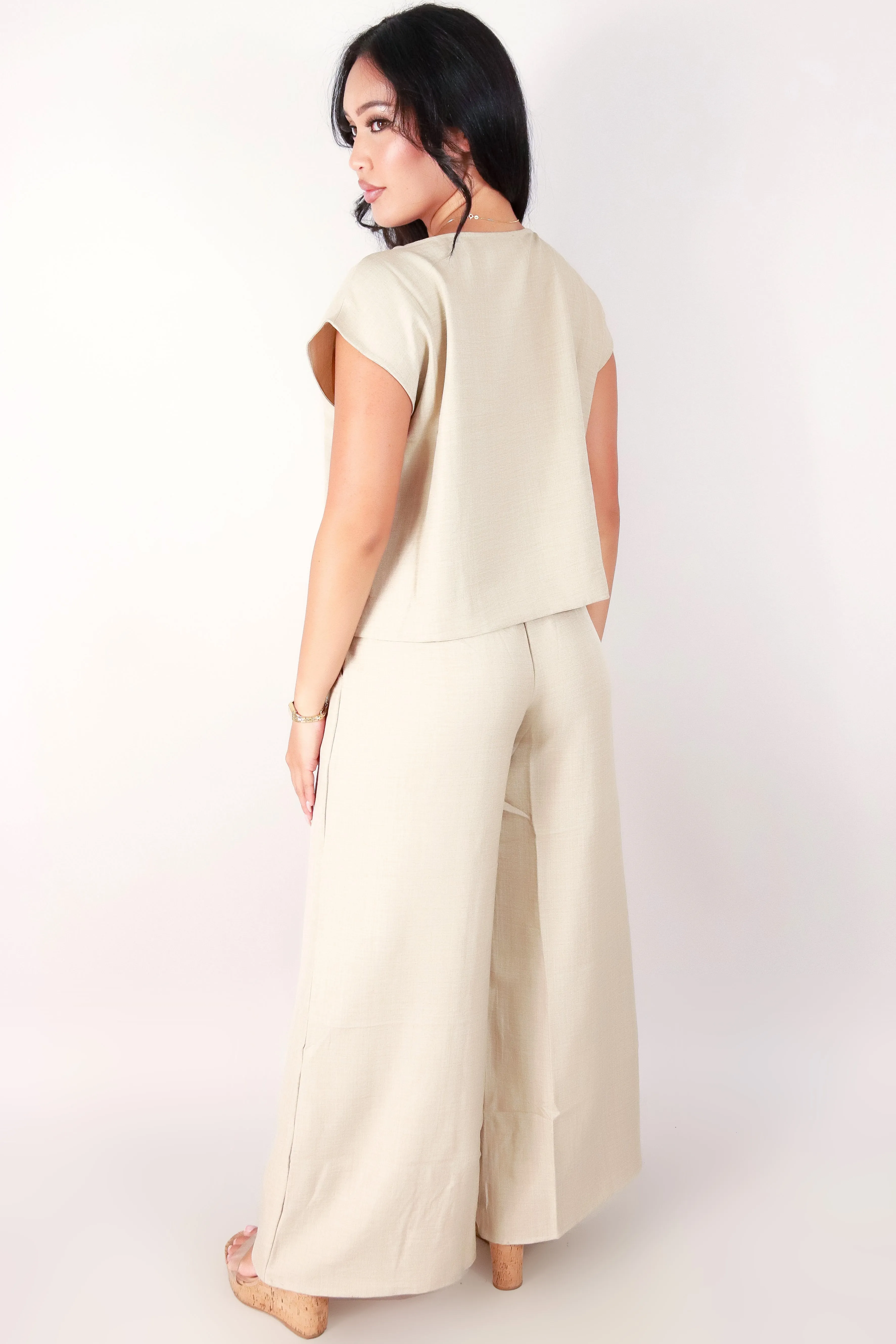 SHORT SLEEVE LOOSE FIT TOP