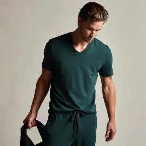 Short Sleeve V Neck - Canopy Pigment
