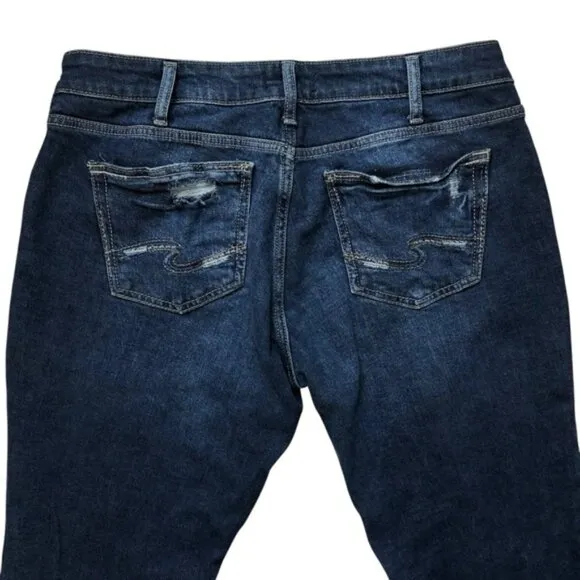Silver Jeans Boyfriend Mid Rise Slim Leg Size 32/29