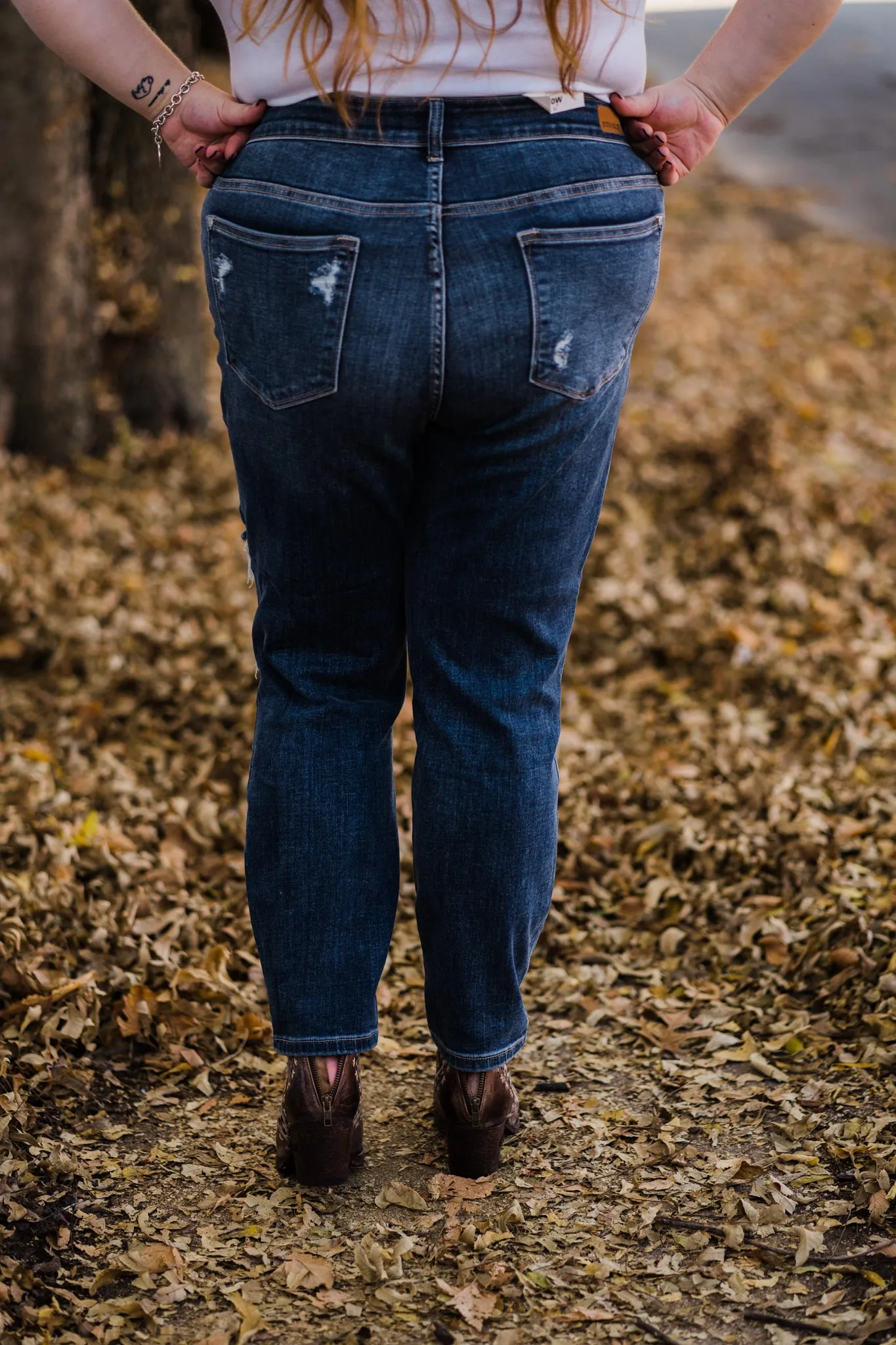 Slice of Heaven Distressed Jeans - Judy Blue