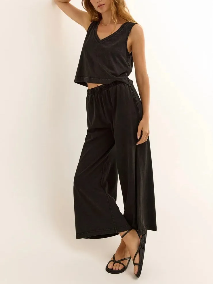 Sloane V-Neck Tank - Black