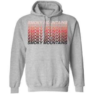 Smoky Mountains Red Ombre - Pullover Hoodie
