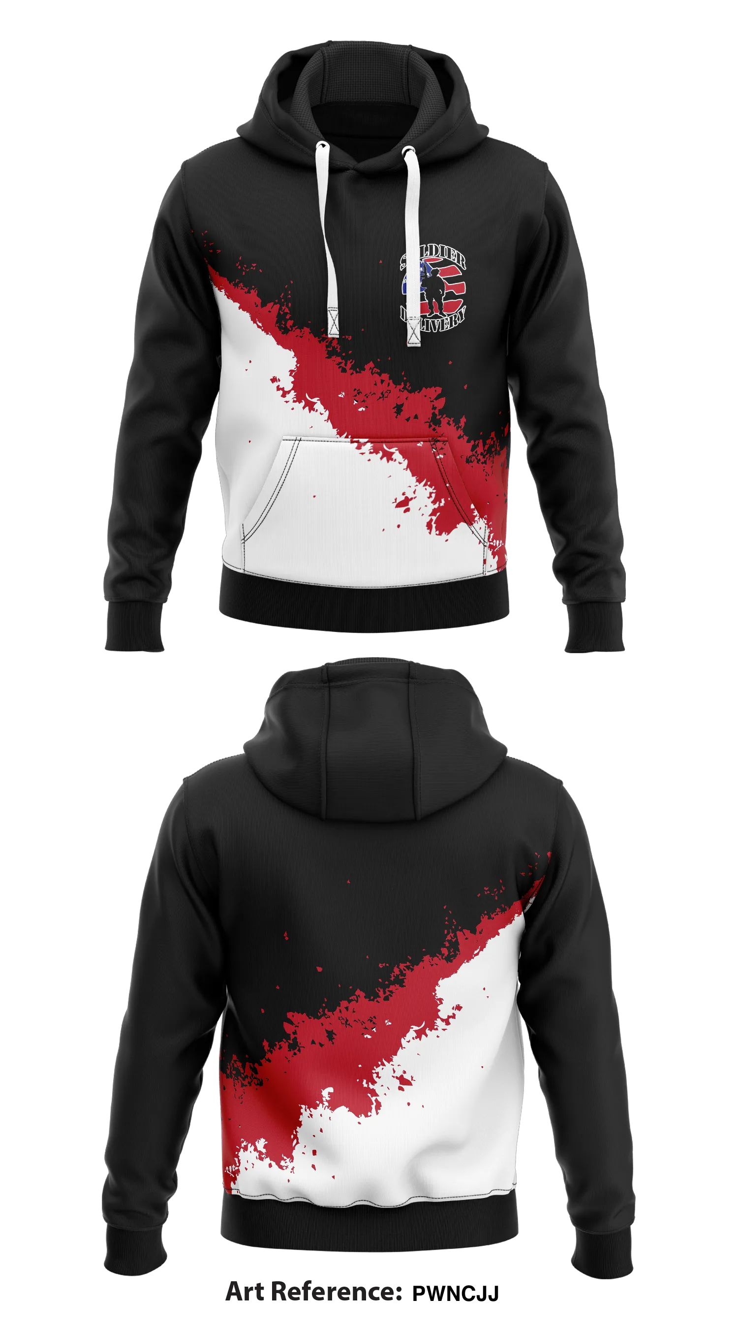 Soldier Delivery  Core Men's Hooded Performance Sweatshirt - PwncjJ