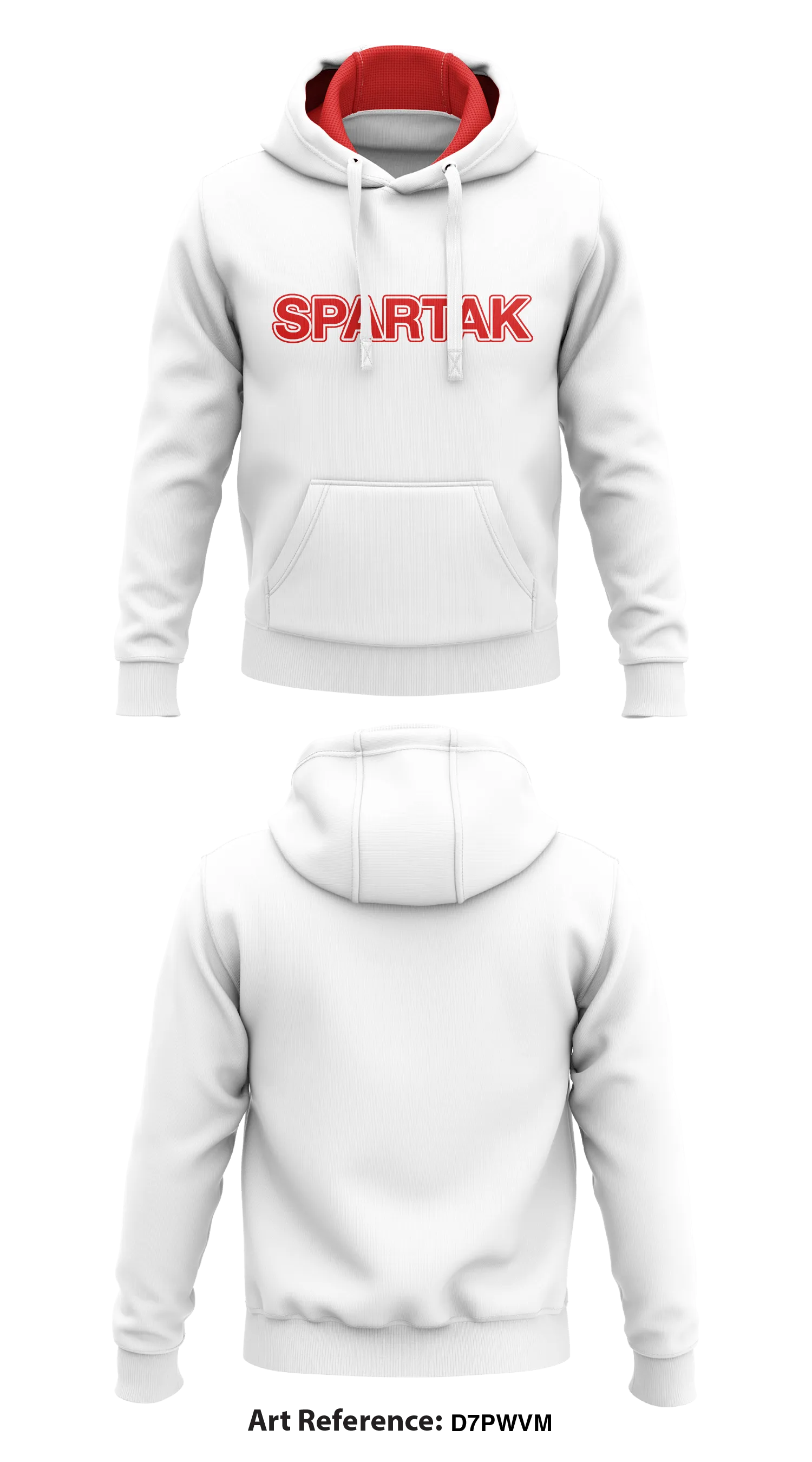 Spartak Store 1  Core Men's Hooded Performance Sweatshirt - D7pWVM