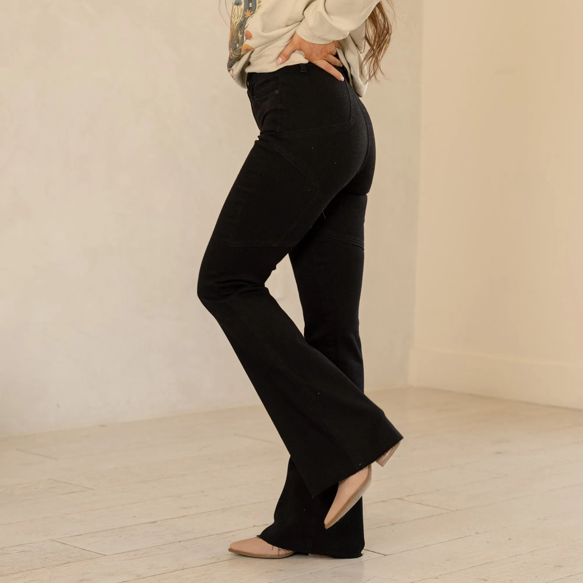 Star Of the Show High Rise Flare Regular & Plus Sizes