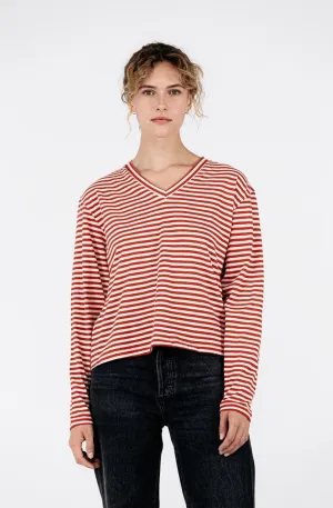 Stateside Stripe Long Sleeve Boxy Tee