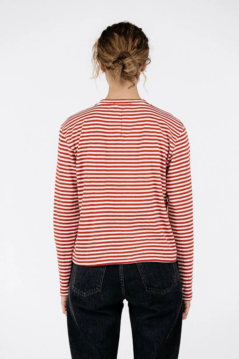 Stateside Stripe Long Sleeve Boxy Tee