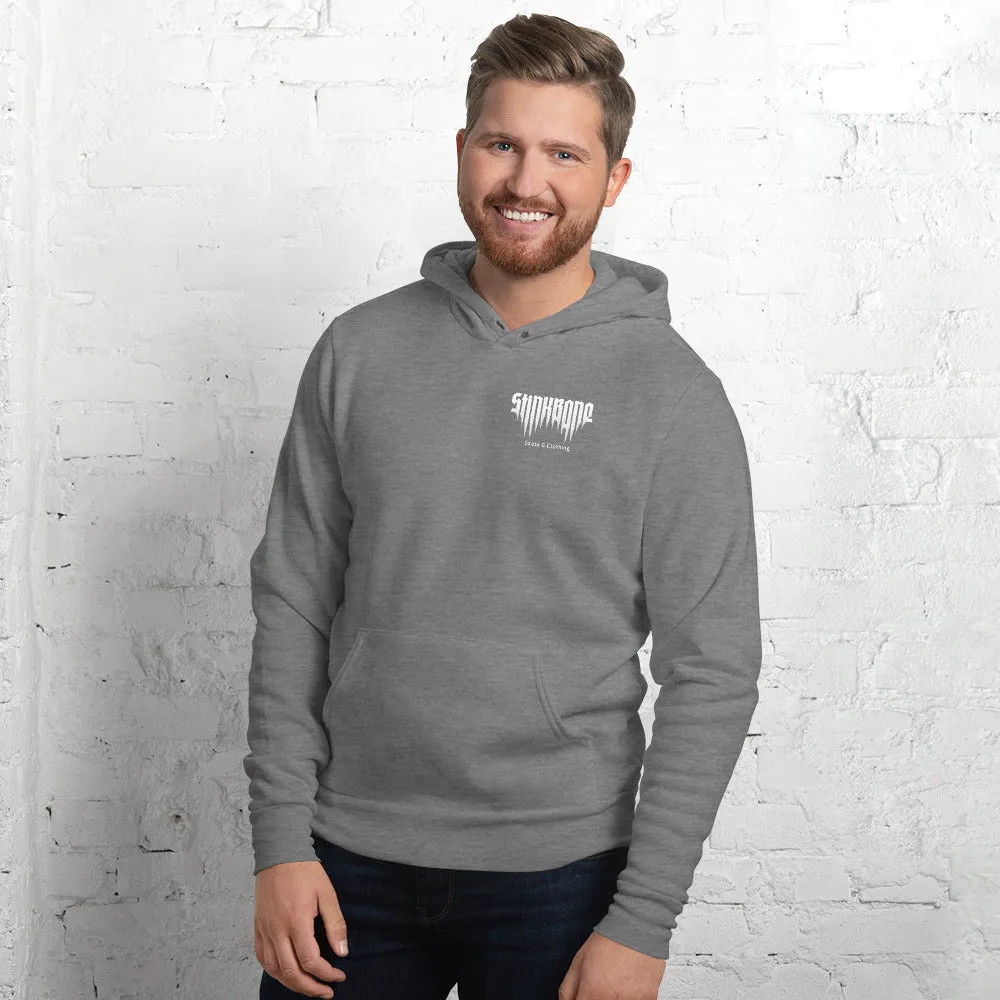 StinkBone Unisex hoodie White