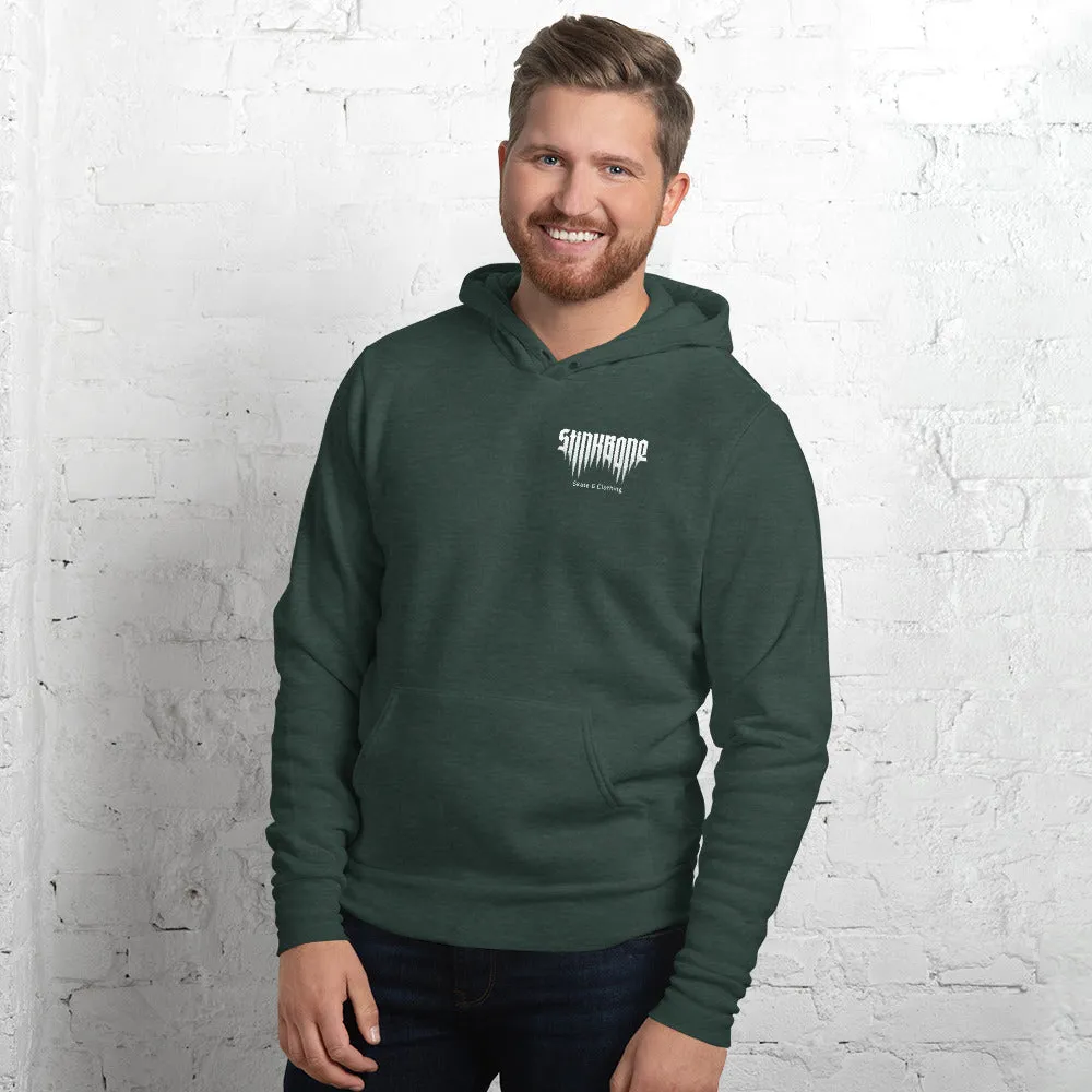StinkBone Unisex hoodie White