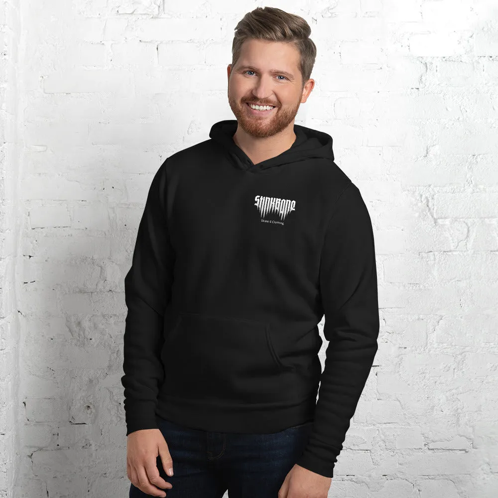StinkBone Unisex hoodie White