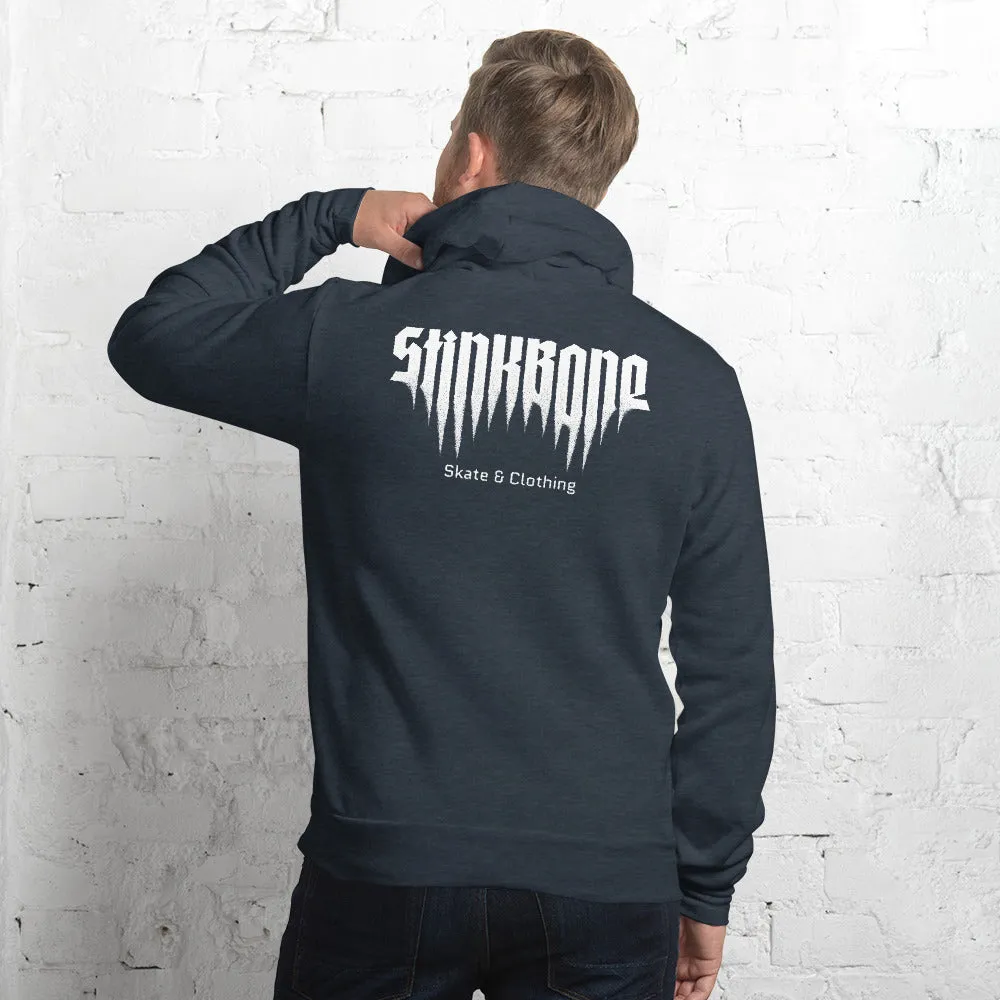 StinkBone Unisex hoodie White