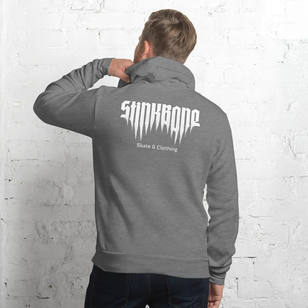 StinkBone Unisex hoodie White