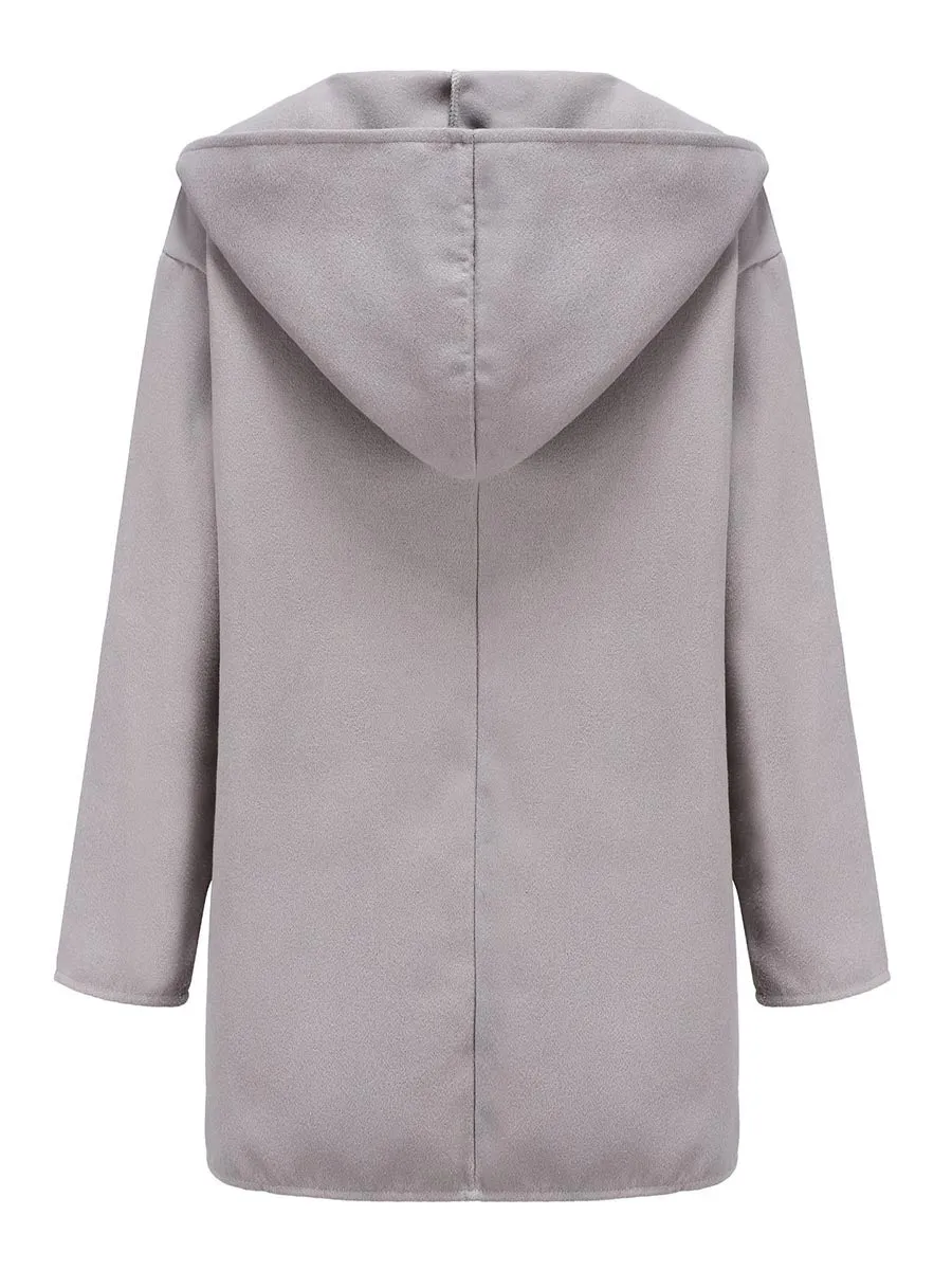 Stunncal Round Neck Loose Tweed Coat(7 colors)